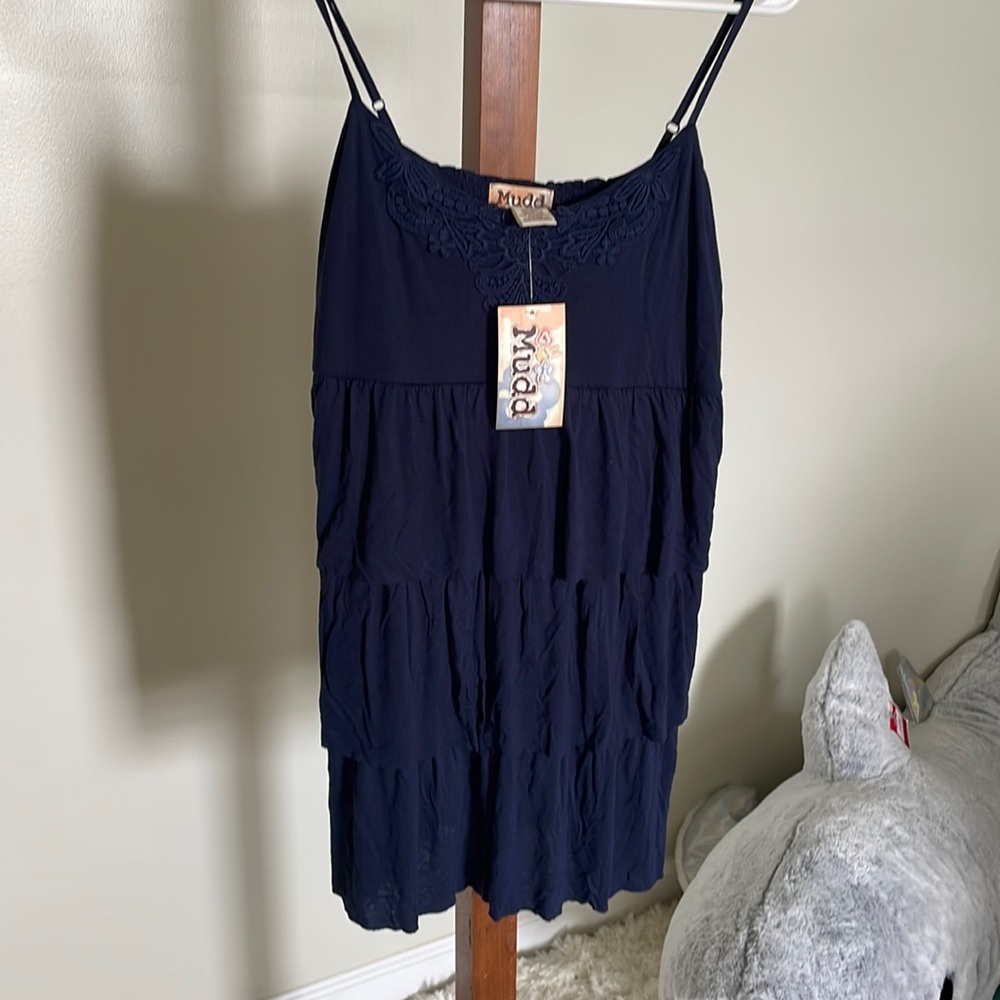Mudd Ruffled Spaghetti Strap Top